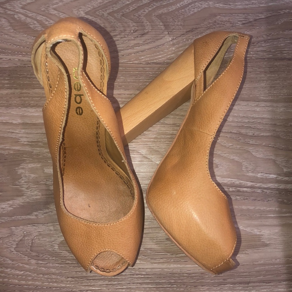Chunky Bebe heels